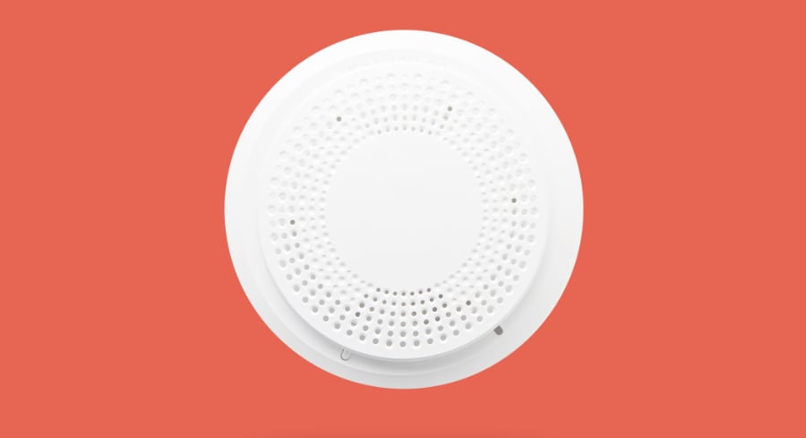 Smoke detector in Akron.